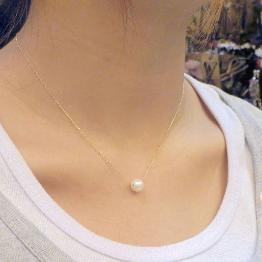 New Fashion Minimalist Short Simulated Pearl Ball Pendant Collares Cute Clavicle Necklaces For Women