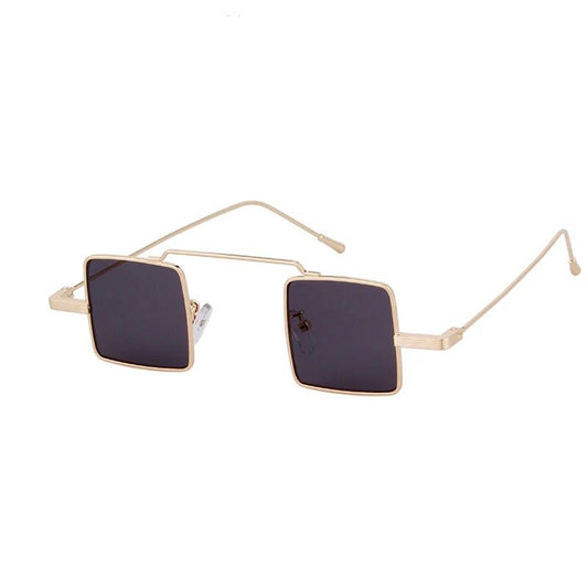 Stylish Small Square Metal Steampunk Sunglasses Men Women Vintage Sun Glasses Street Fashion Shades